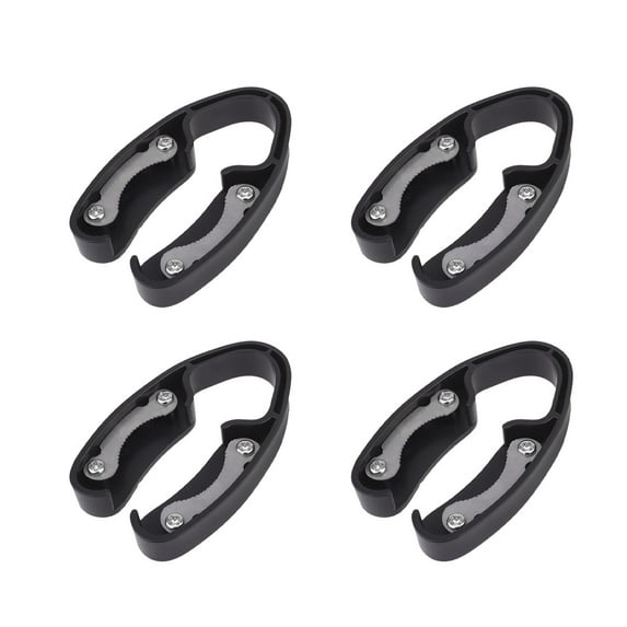 4pcs Wine Foil Cutter and Dual Bottle Opener Set Accessory Gift for Wine Lovers Black