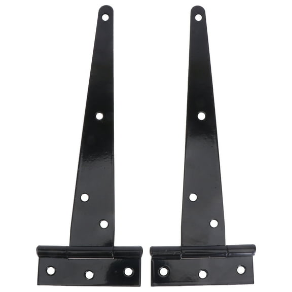 Monyance heavy duty hinges 2pcs Heavy Duty T Hinges 8" Black Classic Decorative(7.87X2.83X0.98Inches)