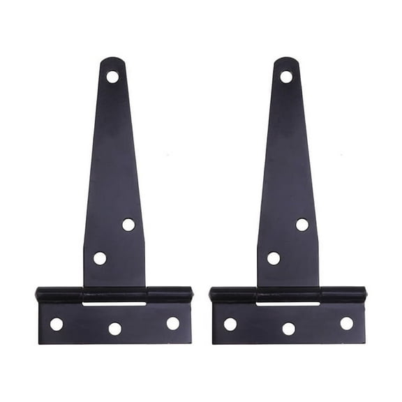 Monyance heavy duty hinges 2x Heavy Duty T Hinges for Wooden Fences and Gates, Black, 3 Inches(2.95X2.48X0.87Inches)