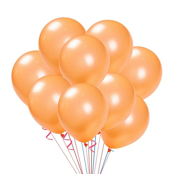 TAILTOSS Latex Balloons Orange 20Pcs 10Inch Round Thickened Party Decorations