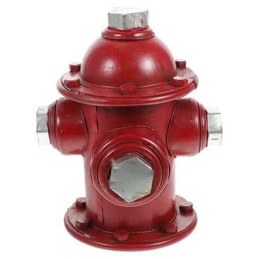 Monyance house adornment Fire Hydrant Statue for Outdoor Training Lawn(7.09X6.69X9.06Inches)