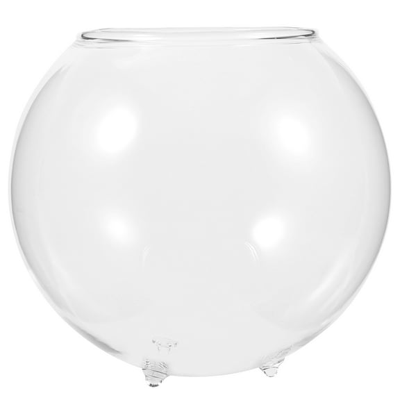 Monyance household aquarium bowl Desktop Terrarium Fish Bowl Household Aquarium Bowl Multi-function Fish Bowl(4.72X4.72X4.72Inches)