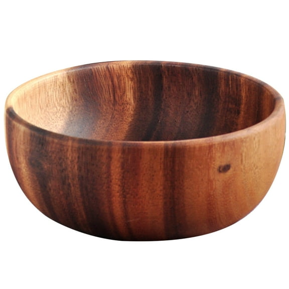 TAILTOSS Aesthetic Wooden Bowl 1Pack 7.08 Inches Diameter for Home Use