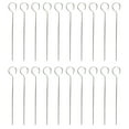 thumbnail image 1 of Monyance kabob skewers 20Pcs Stainless Steel BBQ Skewers for Meat, Shrimp, Chicken(5.91X0.98X0.08Inches), 1 of 10