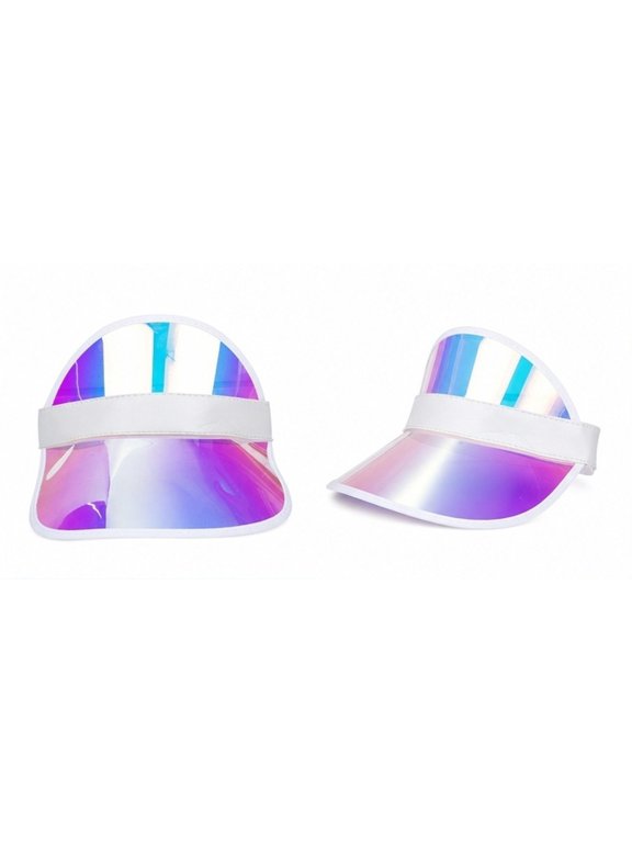 kids visor Clear PVC Sun Visor Hat UV Protection Cap for Summer Outdoor Activities(9.45X6.89X3.54Inches)