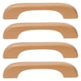 thumbnail image 1 of Monyance kitchen door handles for cabinets Handles Wood Pulls Knobs Pull Drawer Kitchen Cabinet Cabinets Handle Cupboard Wooden Dresser Door Unfinished Furniture(5.98X1.1X0.59Inches), 1 of 10