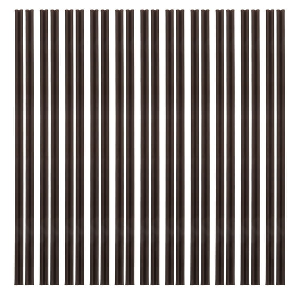 Monyance long plastic straws 500Pcs Coffee Stirrers Straws Bar Accessories 18cm Brown(7.09X0.2X0.08Inches)