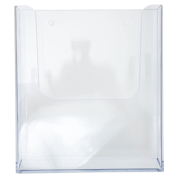Monyance mail organizer wall mount Clear Wall Mount File Holder for Home Office Magazine Rack(8.86X1.57X9.84Inches)