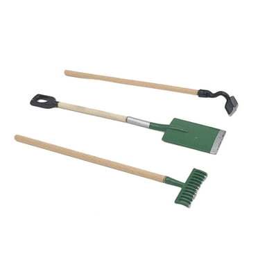 Monyance mini hoe 3Pcs Mini Gardening Tool Set for Kids - Rake, Shovel, Spade(4.02X0.39X0.79Inches)