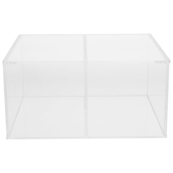 Monyance multi-function fish tank Small Acrylic Fish Tank Small Clear Aquarium Small Turtle Tank Desktop Betta Fish Tank(5.12X2.56X3.94Inches)