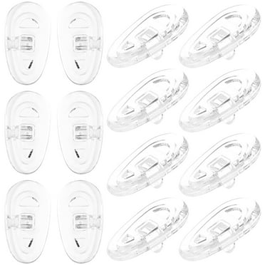 Monyance nose piece for glasses 20 Pairs Silicone Nose Pads for Eyeglasses(0.51X0.28X0.07Inches)