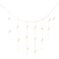 thumbnail image 1 of Monyance photo hanging display with clips Wall Hanging Photo Display String Wooden Beads Garland Wall Photo Holder(54.33X14.96X0.59Inches), 1 of 11
