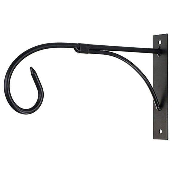 Monyance plant hanger bracket Orchid Pot Iron Plant Hangers Outdoor Wall Mount Stand(10.24X6.5X0.98Inches)
