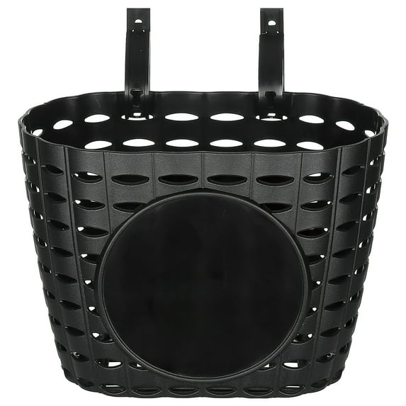 Monyance plastic bike basket Children's Bike Handlebar Basket - Black(8.46X5.91X5.71Inches)
