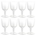 thumbnail image 1 of Monyance plastic wine cups 8Pcs Clear Plastic Champagne Flutes for Weddings & Holidays(4.72X2.76X2.76Inches), 1 of 10