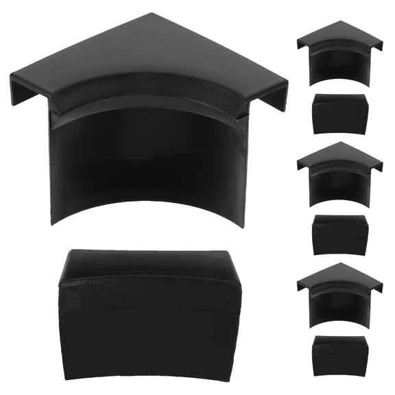 Monyance Pool Table Pocket Liners and Corner Pads Replacement Accessories, 2 Sets, Cushion for Billiard Table, 2.13x1.77x1.69 Inches