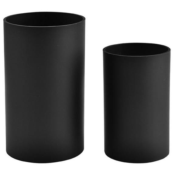 Monyance retro style cutlery bucket Vintage Utensil Holder Crock - 2pcs Plastic Jars for Kitchen Storage(4.33X4.33X6.89Inches)