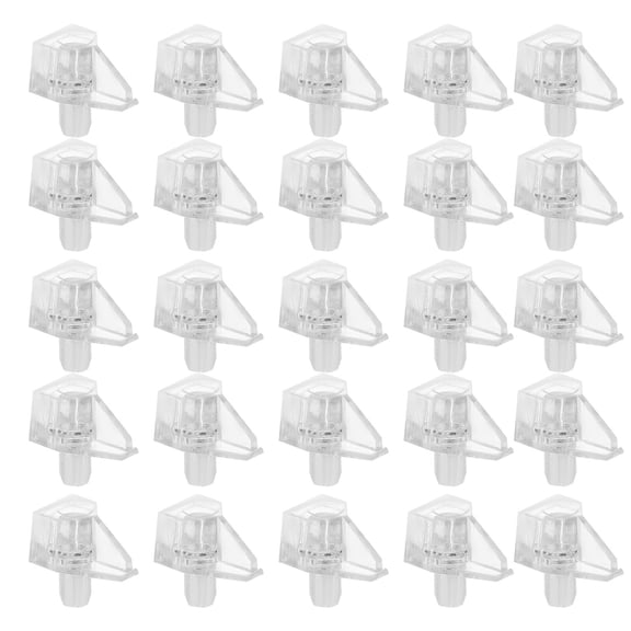 TAILTOSS 100pcs Shelf Support Pegs for Shelves Transparent Resistant
