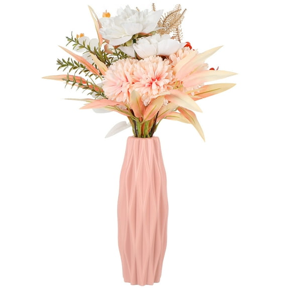 Monyance simplicity flower container Modern Oval Flower Vase for Easy Floral Arrangement(8.27X2.95X2.95Inches)