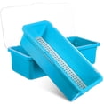 thumbnail image 1 of TAILTOSS 2Pcs Silverware Storage Box with Lid Sky Blue Plastic Cutlery Container, 1 of 1