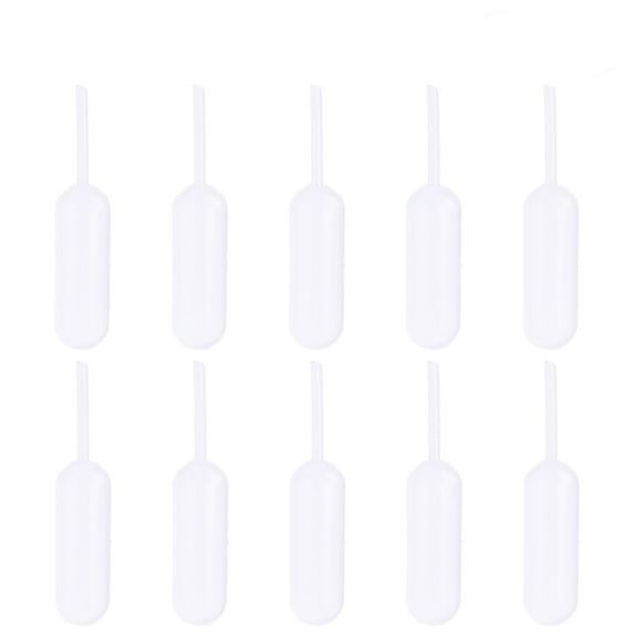 FRCOLOR Transparent Plastic dropper for Medical Use 100 Pieces Stylish and 4ml Size