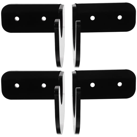 TAILTOSS 2Pairs Softball Bat Rack Acrylic Wall Mounted Stick Holder for Home Display