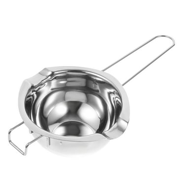 Monyance stainless steel melting pot Stainless Steel Double Boiler Pot for Melting and Warmer(10.43X5.51X2.36Inches)