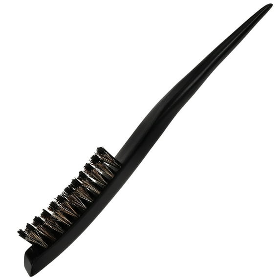 Monyance thin hair brush Slick Back Teasing Edge Smoothing Bristle Hair Brush for Thick Long Hair Styling(9.84X1.18X0.67Inches)