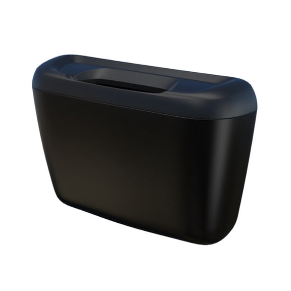 Monyance trash storage for car Car Side Garbage Bin Portable Mini Trash Can (Black)(7.09X4.72X2.56Inches)