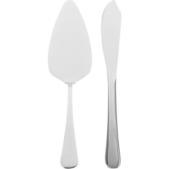 Monyance wedding cake cutter Stainless Steel Wedding Cake Cutter Set for Baking and Decorating(11.1X1.18X0.12Inches)