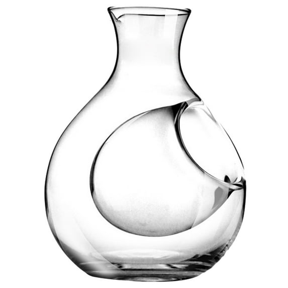 TAILTOSS Drinks Dispenser Glass Round Bottom 1Set 4.9x3.1x3.1in