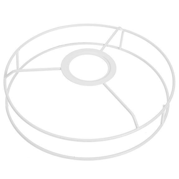 Monyance wire lamp shade White Iron Wire Lampshade for Kitchen/Dining/Coffee Shop (7.27X7.27X1.69in)(7.28X7.28X1.38Inches)