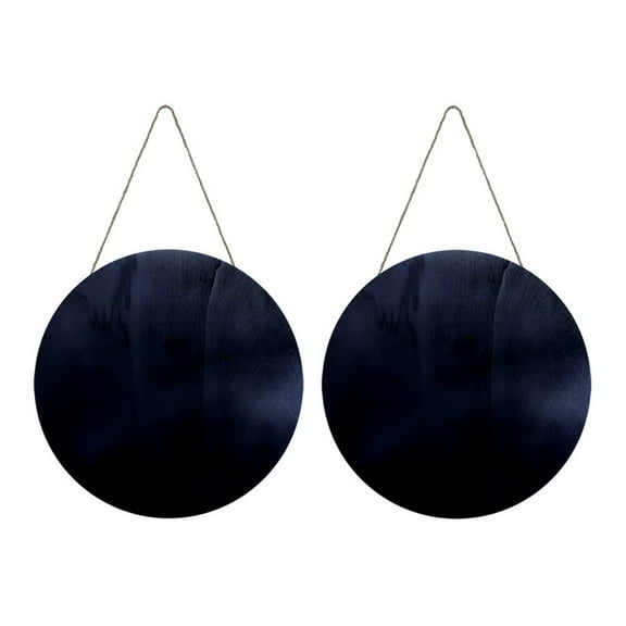 Monyance wood blank door sign 2 Unfinished Wood Circles 30cm DIY Crafts Door Hanger Sign Christmas Decor(11.81X11.81X0.1Inches)