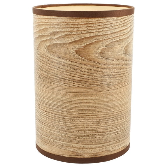 Monyance wood grain lampshade Wooden Grain Lampshade Decorative Ceiling Lamp Shade Chandelier Lampshade(E27/E14)(7.87X5.51X5.51Inches)