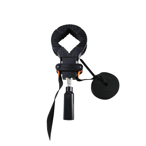 Monyance woodworking clamps Frame Clamp Picture Strap Clamp Holder Woodworking Clamps for Painting Photos (Black)(11.02X3.94X1.18Inches)