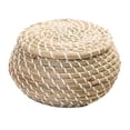 thumbnail image 1 of Monyance woven basket Small Round Woven Straw Fruit Vegetable Storage Basket with Lids(7.48X4.33X3.94Inches), 1 of 10