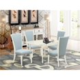 thumbnail image 1 of Monza Dinette Set - Linen White & Baby Blue, Set of 4, 1 of 1