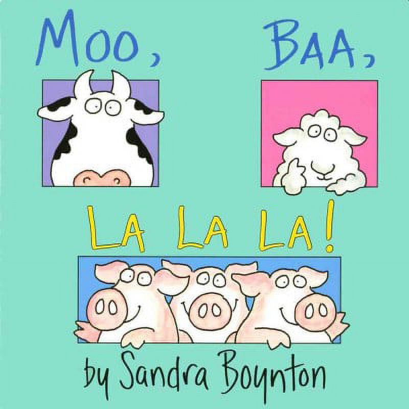 Moo, Baa, La La La! Oversized Lap Board Book (Board book)