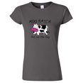 thumbnail image 1 of Moo Bitch Get Out The Hay Printed T-shirt Funny Graphic Women's Tee Color Charcoal 2X-Large, 1 of 2