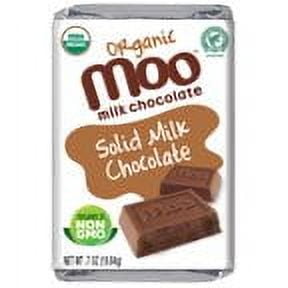 Moo Chocolates - Chocolate Mixed Mini Natural - Case Of 14-.07 Oz