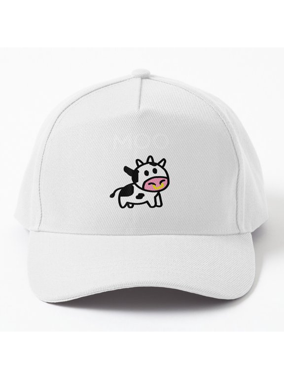 Moo Cow Baseball Hat, Farmer Cow Farm Animal Design, Classic Agriculture Gift Cap