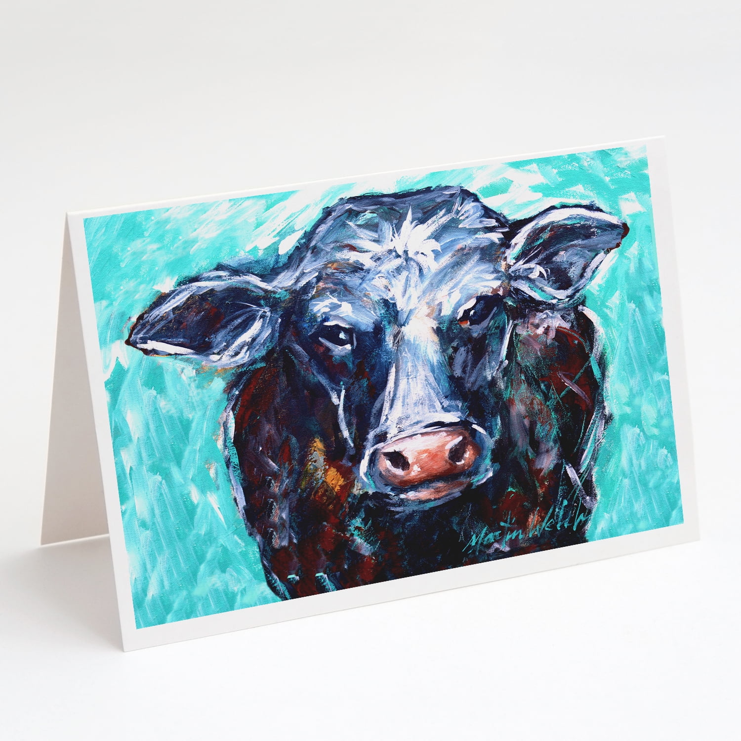 Moo Cow Greeting Cards Pack of 8 7 in x 5 in