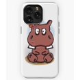 thumbnail image 1 of Moo Deng Cute Hippo Design Viral Baby Animal Art A4484&nbsp;Phone Case for iPhone 11 to 17 Pro Max, 1 of 2