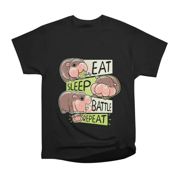 Moo Deng Daily T-Shirt Tee Gift For Him Merch For Her Apparel For Friend