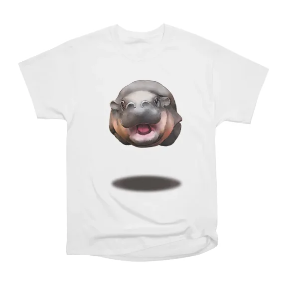 Moo Deng Floats T-Shirt Tee Gift For Him Merch For Her Apparel For Friend