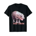 thumbnail image 1 of Moo Deng Vintage T-Shirt for Men Women Cotton Hippopotamus Top Tee Fashion Casual Short Sleeves, 1 of 2