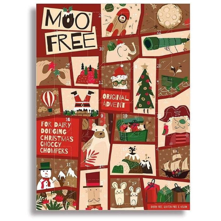 Moo Free - Milk Chocolate Advent Calendar, 70g - Walmart.com Moo free - milk chocolate advent calendar, 70g - walmart.com