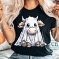 thumbnail image 1 of Moo I Mean Boo Shirt, Halloween Highland Cow Shirt, Western Halloween Shirt, Cute Fall Highland Cow Ghost Shirt, Spooky Boo Ghost Shirt, Cow Lover Shirt, 1 of 5