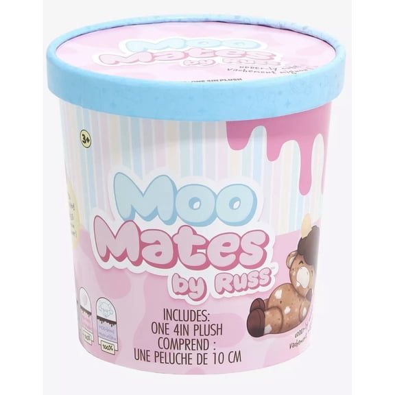 Moo Mates Scented Ice Cream Cow Plush Blind Box, 4 inch by Russ