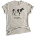 thumbnail image 1 of Moo Money Moo Problems Cow Shirt, Unisex Women's Men's Shirt, Farm Animal Shirt, Cute Cow Shirt, Light Silk Gray, XX-Large, 1 of 6